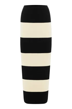 THEO SKIRT - BLACK STRIPE | POSSE Cheap