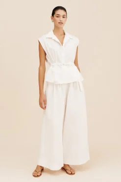 WESLEY TROUSER - VINTAGE WHITE | POSSE Shop