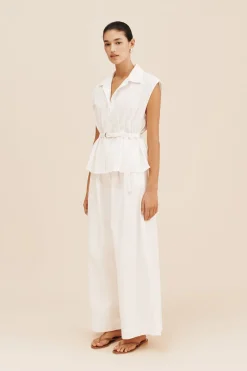 WESLEY TROUSER - VINTAGE WHITE | POSSE Shop